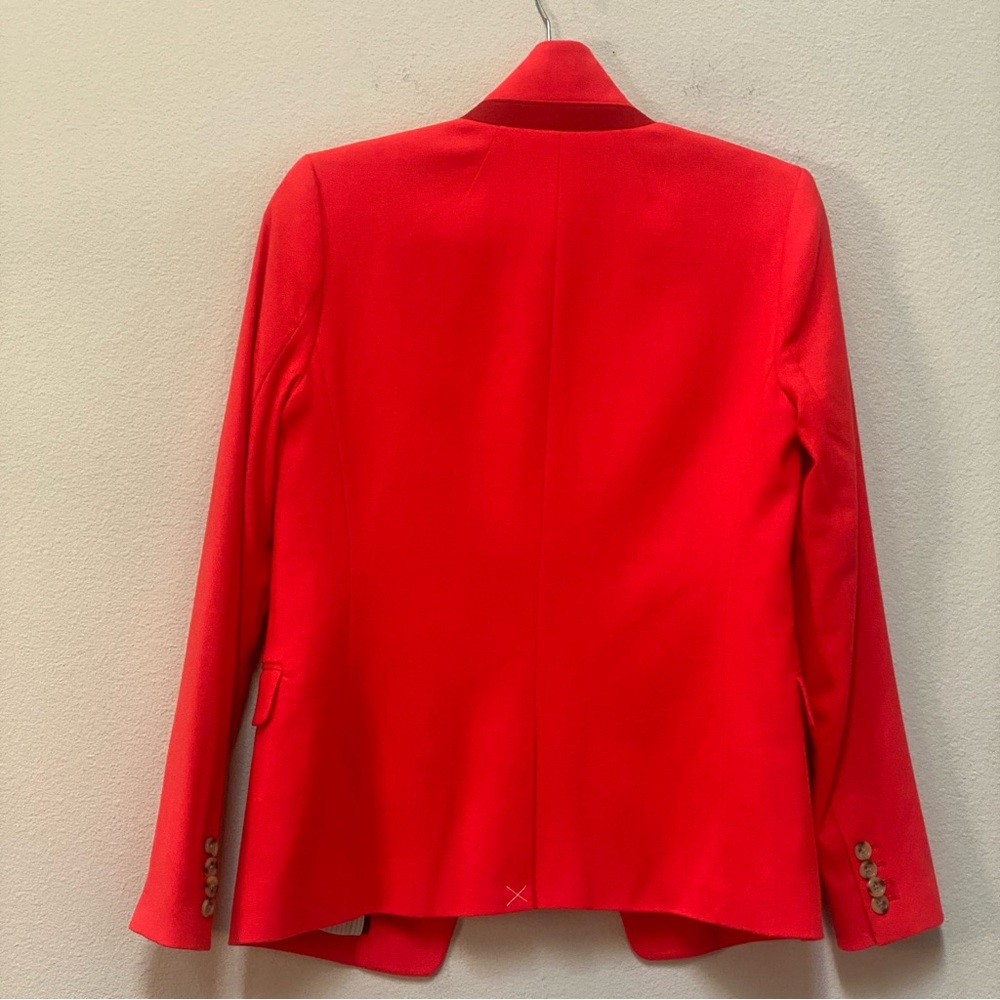 EUC J CREW RED REGENT BLAZER SIZE 2 - Picture 11 of 16